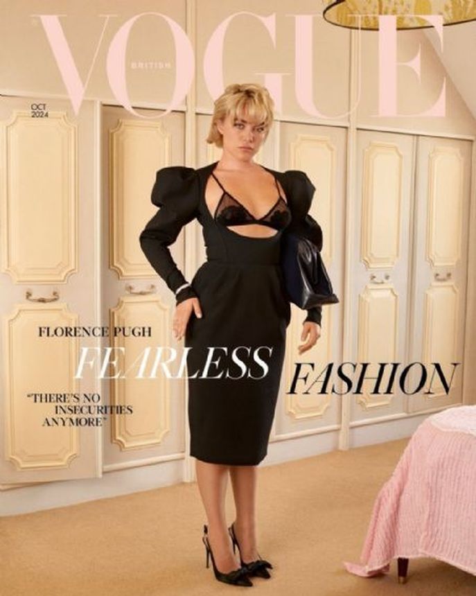 VOGUE UK magazine side cover  October 2024
