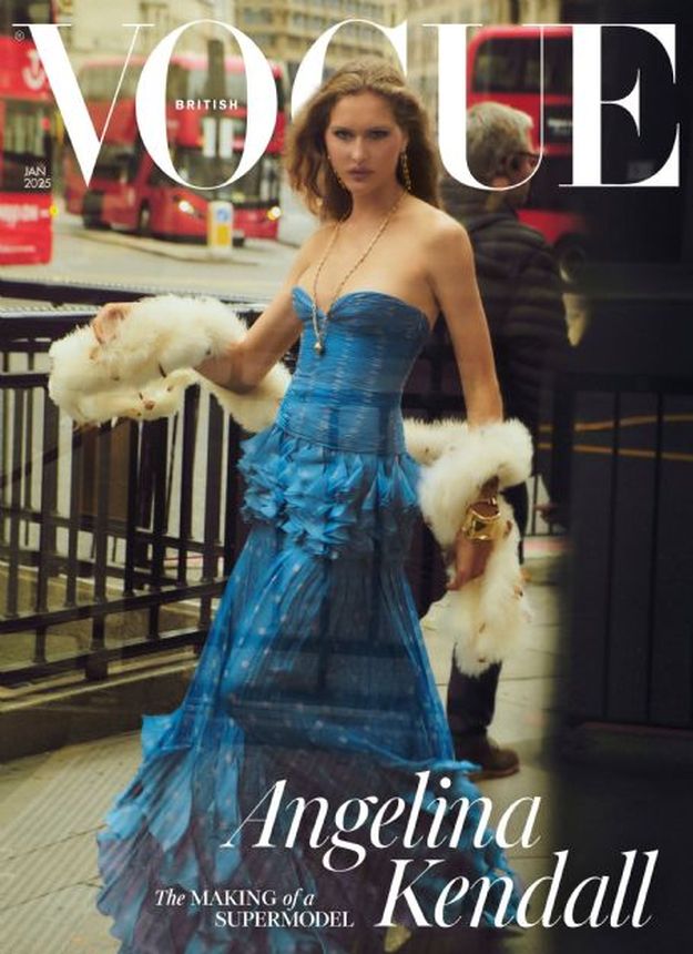 VOGUE UK magazine side cover  January 2025