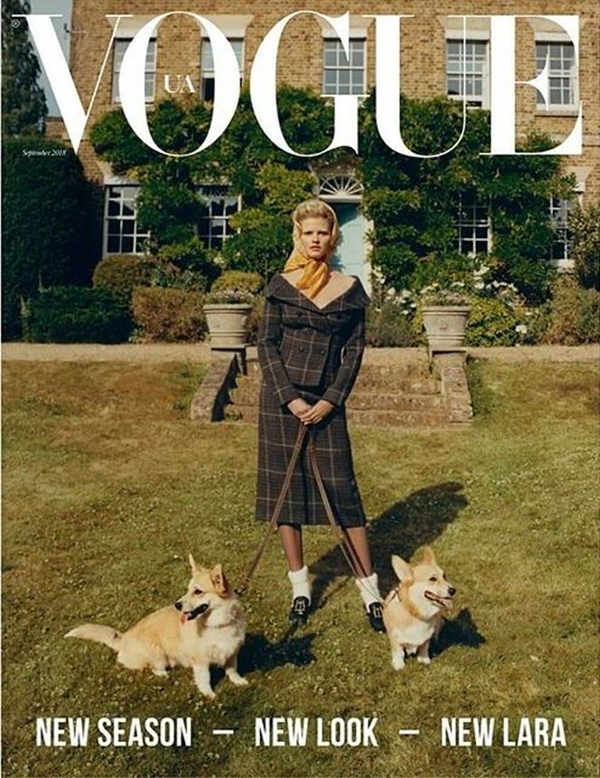 VOGUE UKRAINE magazine side cover  September 2018
