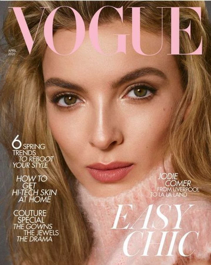 VOGUE UKRAINE magazine side cover  April 2020