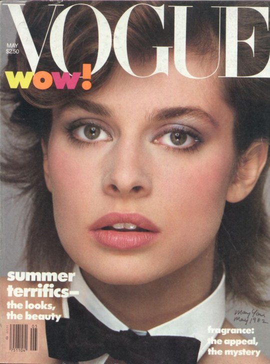 VOGUE USA magazine side cover  May 1982