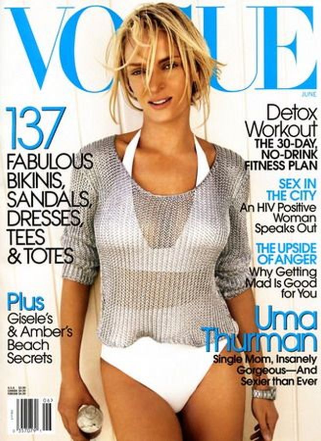 VOGUE USA magazine side cover  June 2006