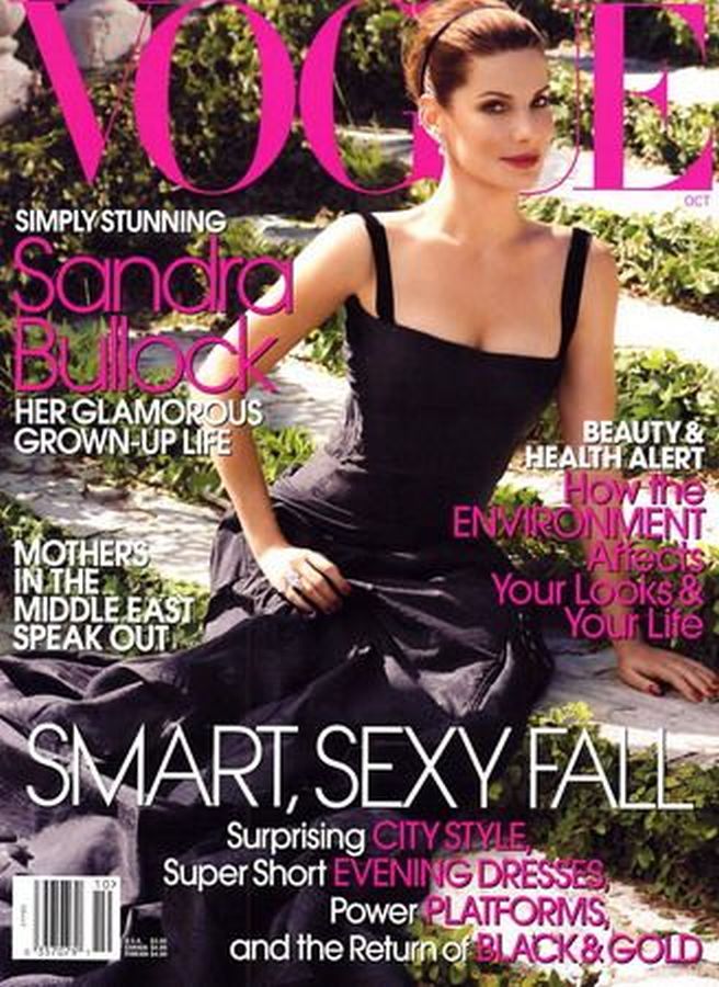 VOGUE USA magazine side cover  October 2006