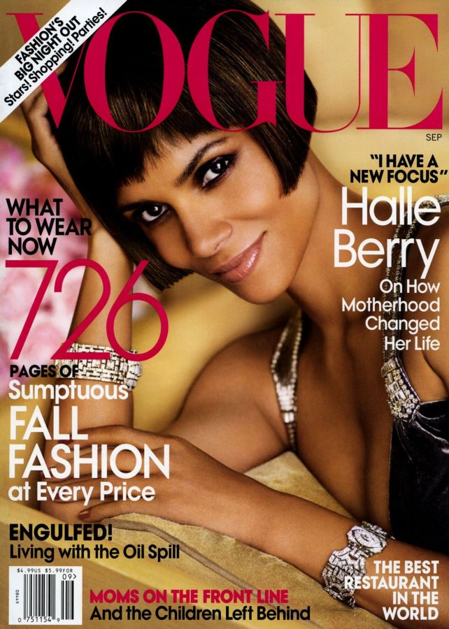 VOGUE USA magazine side cover  September 2010