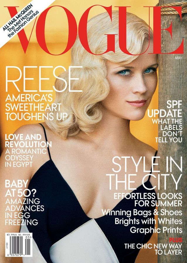 VOGUE USA magazine side cover  May 2011