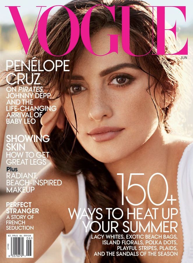 VOGUE USA magazine side cover  June 2011