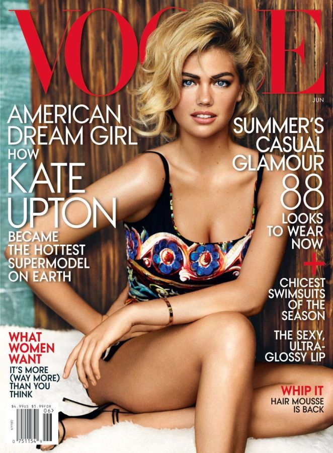 VOGUE USA magazine side cover  June 2013