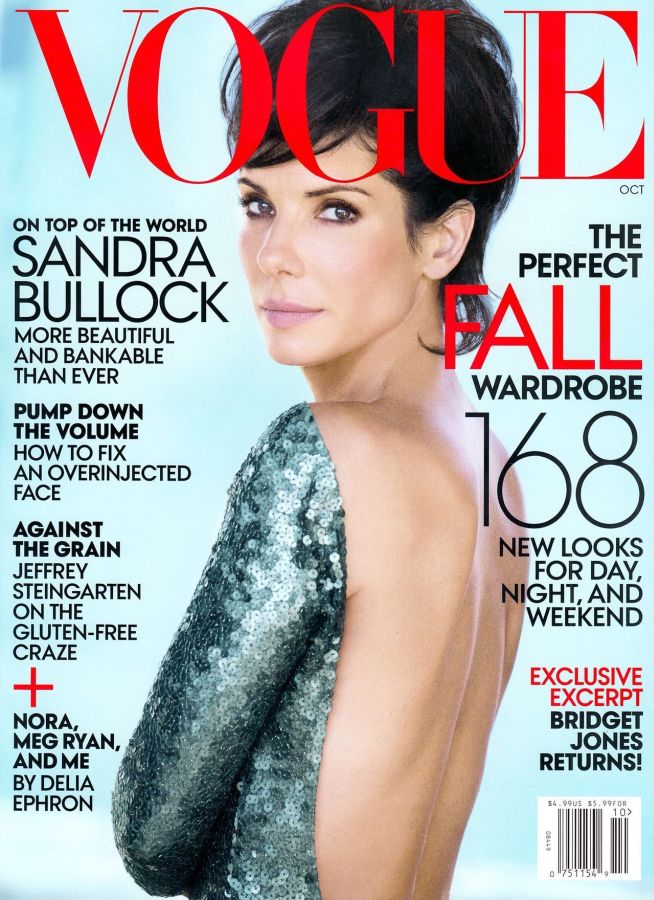 VOGUE USA magazine side cover  October 2013