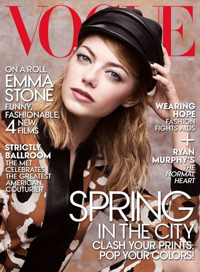 VOGUE USA magazine side cover  May 2014