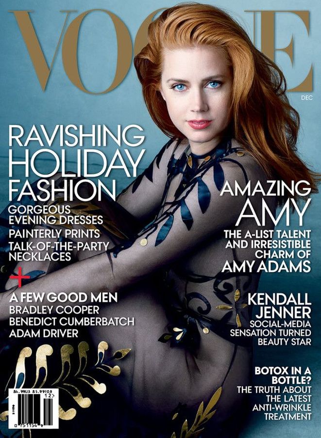 VOGUE USA magazine side cover  December 2014