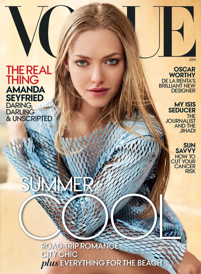 VOGUE USA magazine side cover  June 2015
