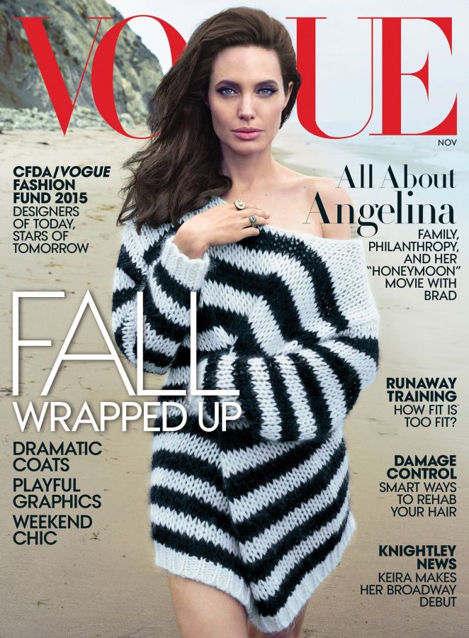 VOGUE USA magazine side cover  November 2015