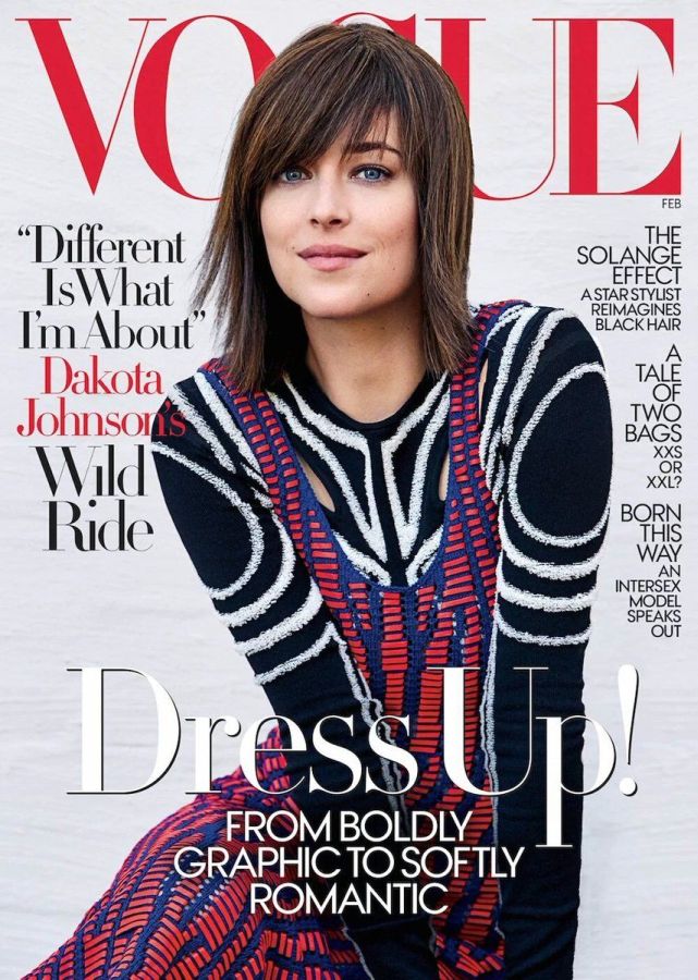 VOGUE USA magazine side cover  February 2017