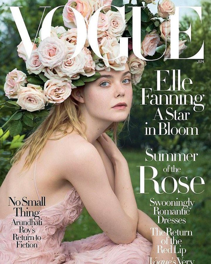 VOGUE USA magazine side cover  June 2017