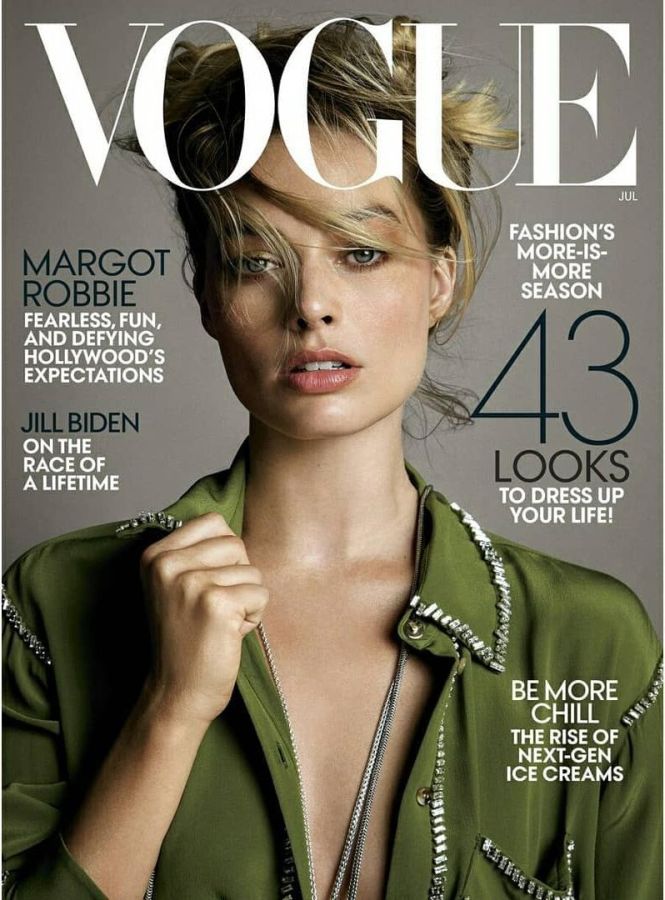 VOGUE USA magazine side cover  July 2019