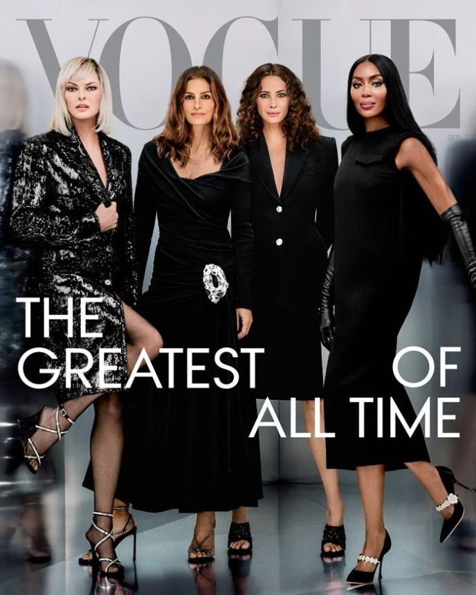VOGUE USA magazine side cover  September 2023