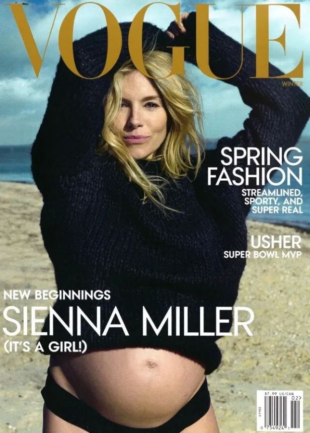 VOGUE USA magazine side cover Winter 2023