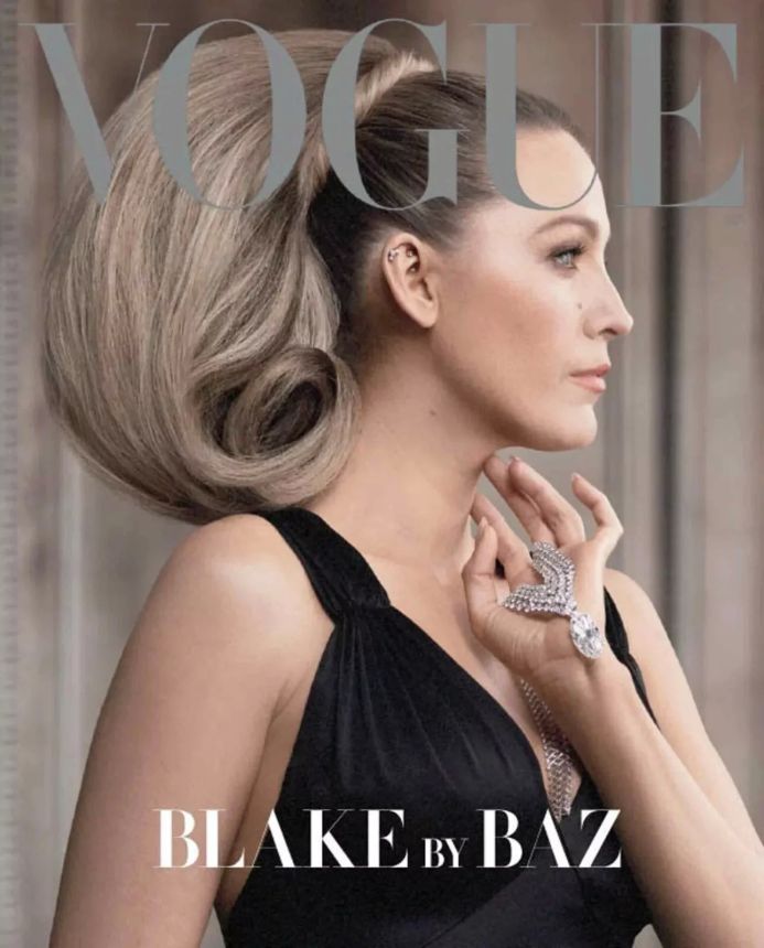 VOGUE USA magazine side cover  September 2024