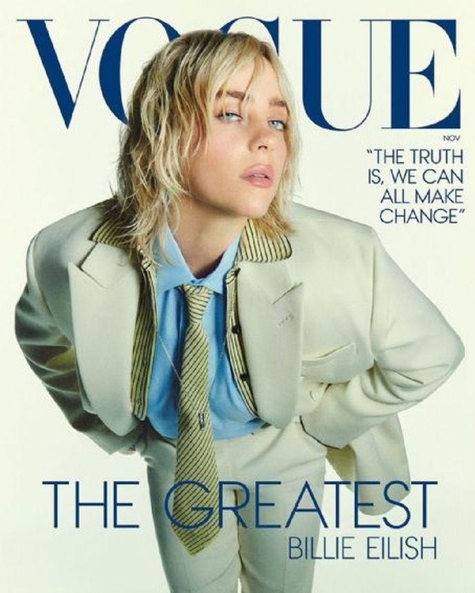 VOGUE USA magazine side cover  November 2024