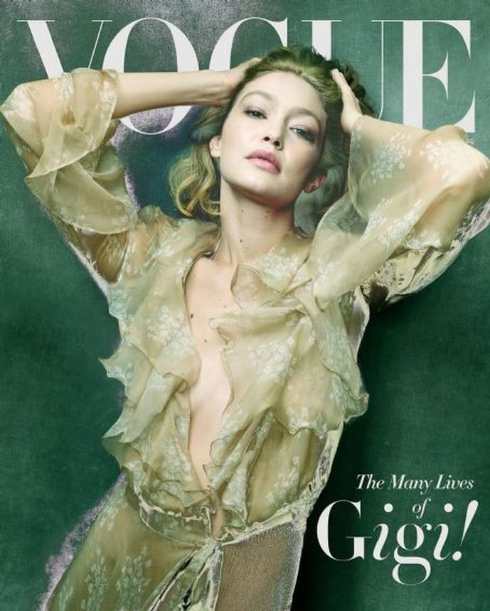 VOGUE USA magazine side cover  April 2025