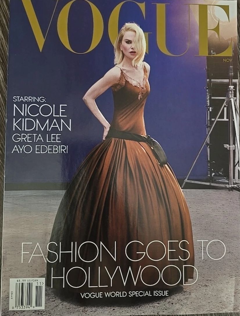 VOGUE USA magazine side cover  November 2025