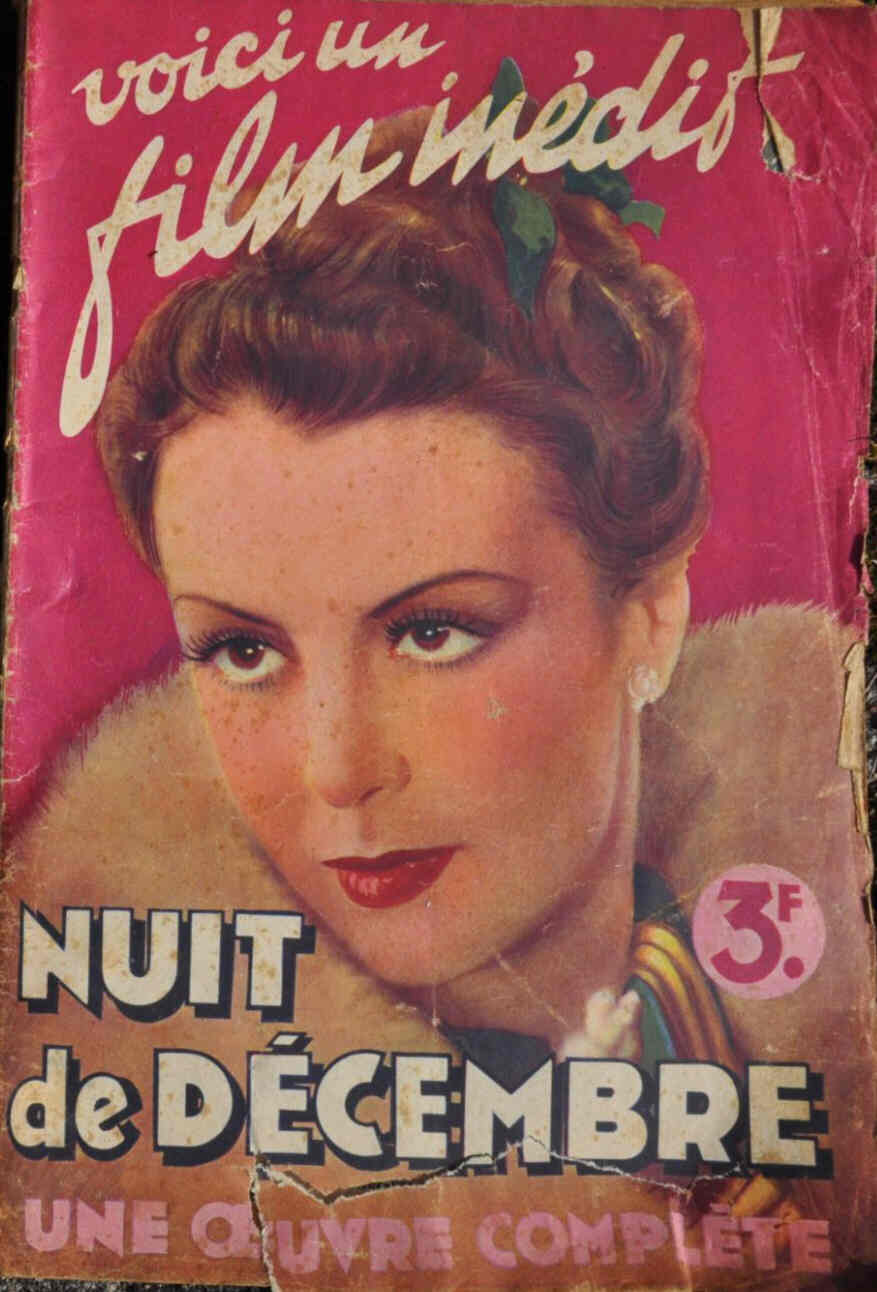 VOICI UN FILM INEDIT magazine side cover  1940