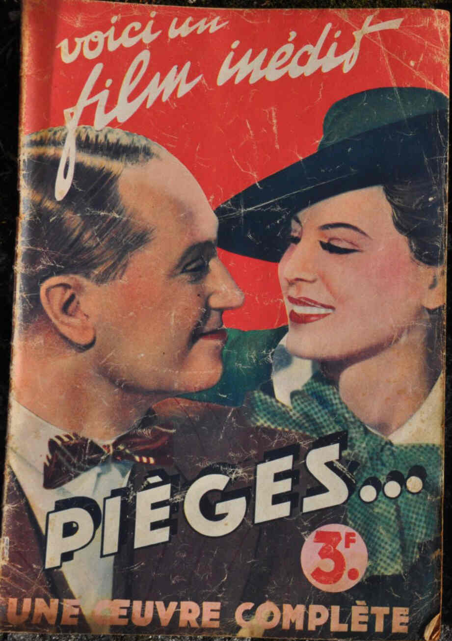VOICI UN FILM INEDIT magazine side cover  1940