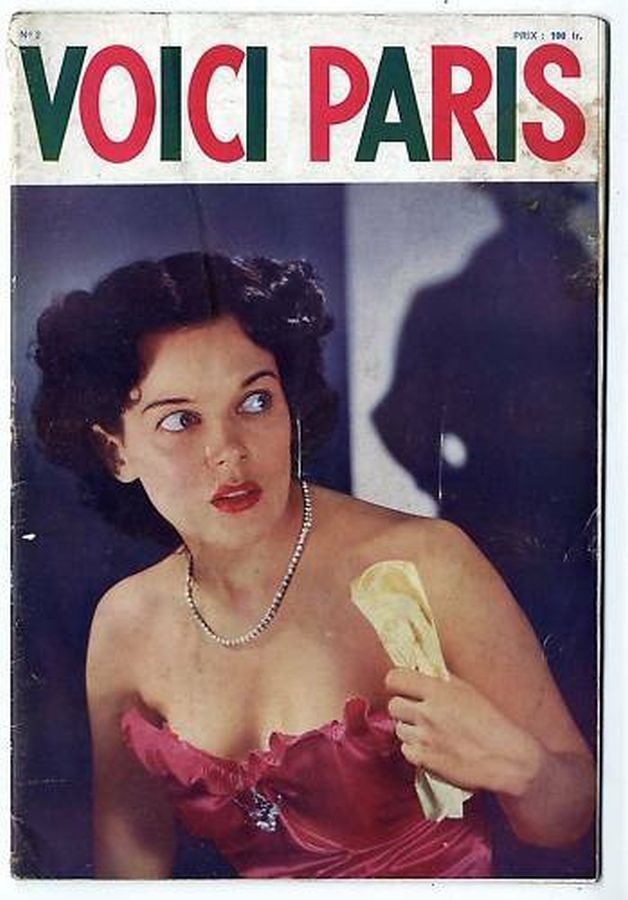 VOICI PARIS magazine side cover Issue 2   1952