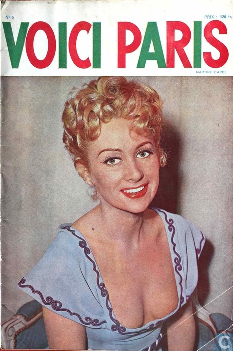 VOICI PARIS magazine side cover Issue 5  1952
