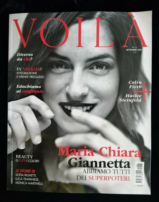VOILA (ITALY) magazine side cover  September 2021