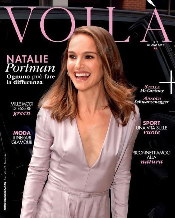 VOILA (ITALY) magazine side cover  June 2022