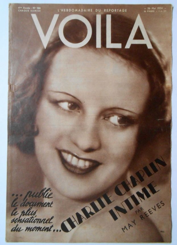 VOILA magazine side cover Issue 166 26 May 1934