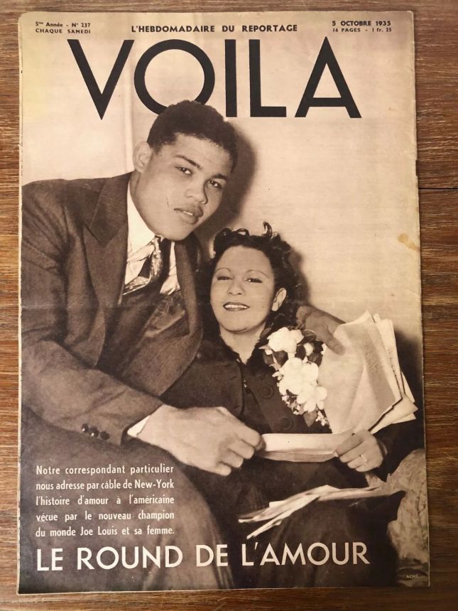 VOILA magazine side cover Issue 237 5 October 1935