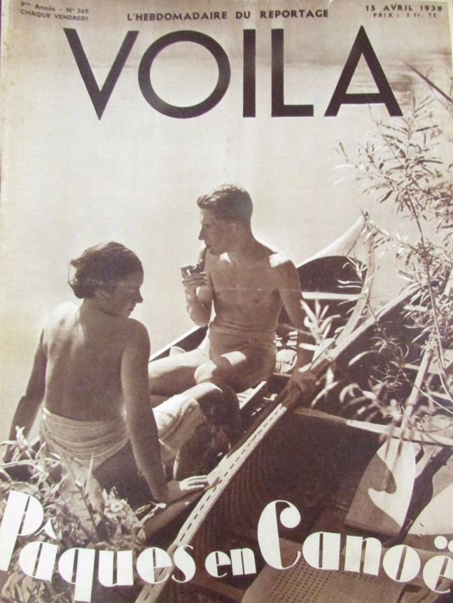 VOILA magazine side cover Issue 369 15 April 1938