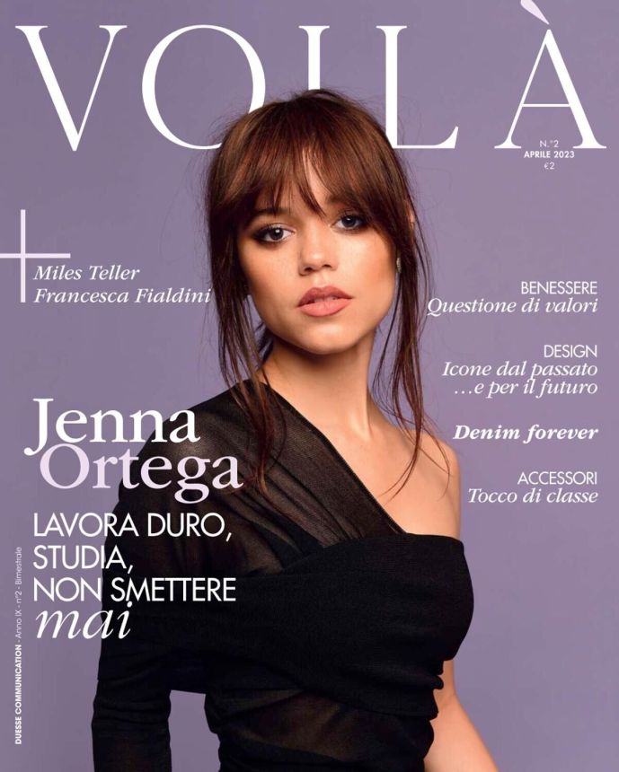 VOILA (ITALY) magazine side cover  April 2023