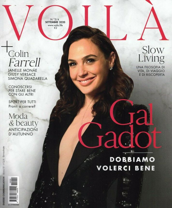 VOILA (ITALY) magazine side cover Issue 3-4  September 2020
