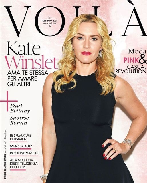 VOILA (ITALY) magazine side cover  February 2021