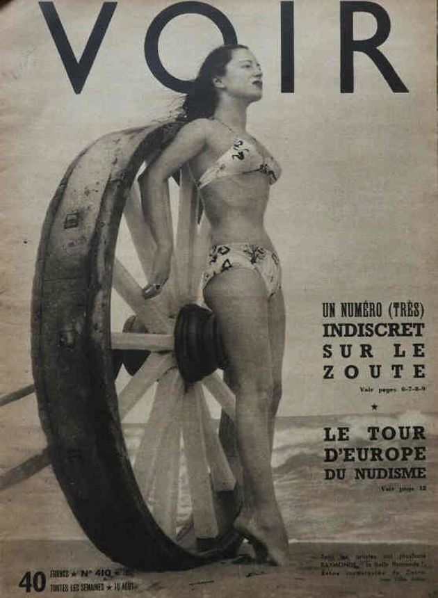VOIR magazine side cover Issue 410 10 August 1952