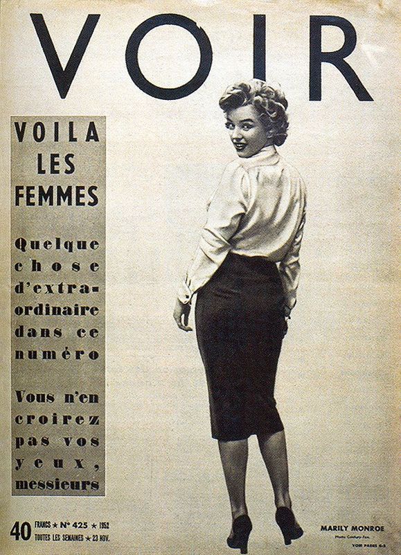 VOIR magazine side cover Issue 425 23 November 1952