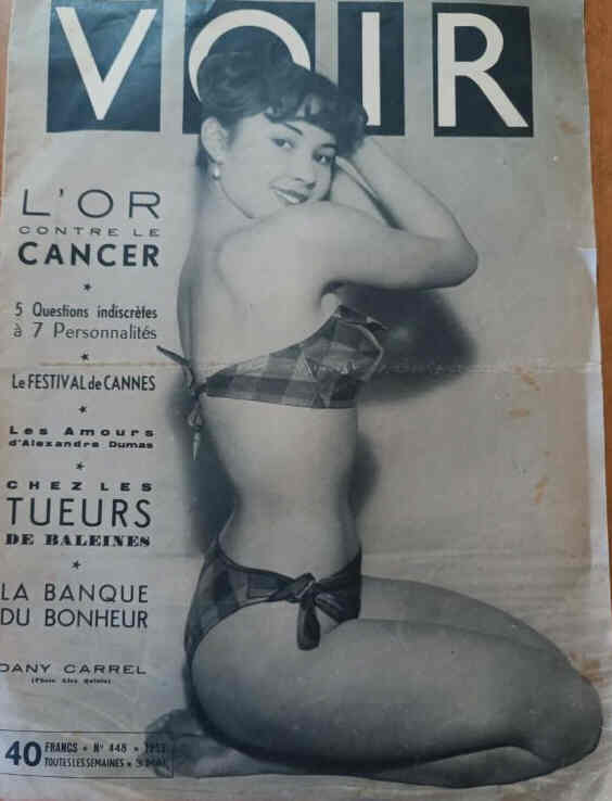 VOIR magazine side cover Issue 448 3 May 1953
