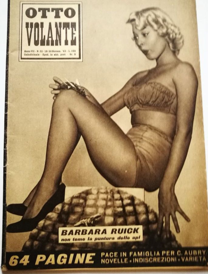 OTTO VOLANTE magazine side cover Issue 22 16 November 1953