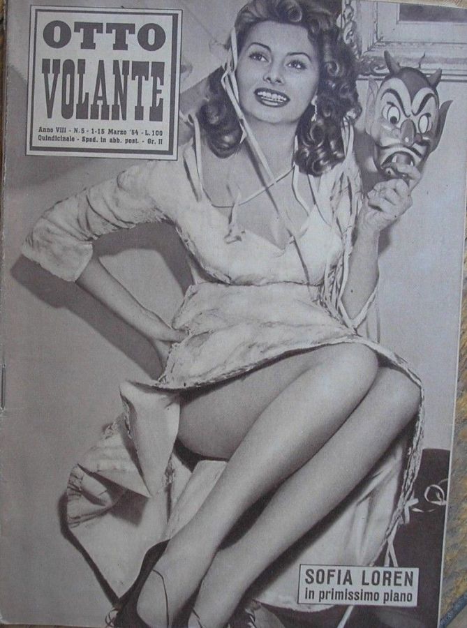 OTTO VOLANTE magazine side cover Issue 5 1 March 1954