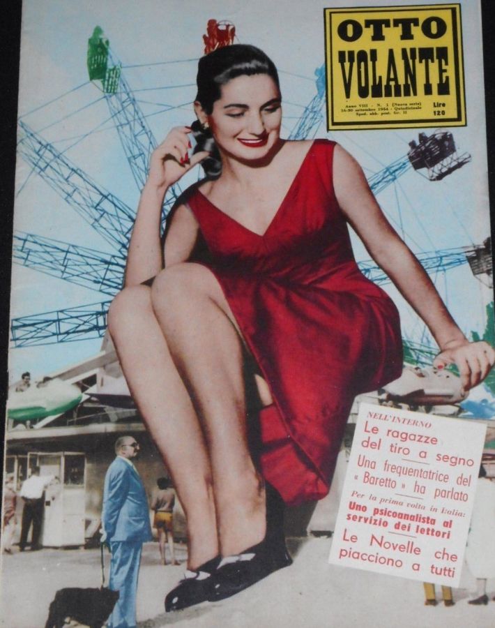 OTTO VOLANTE magazine side cover Issue 1 16 September 1954