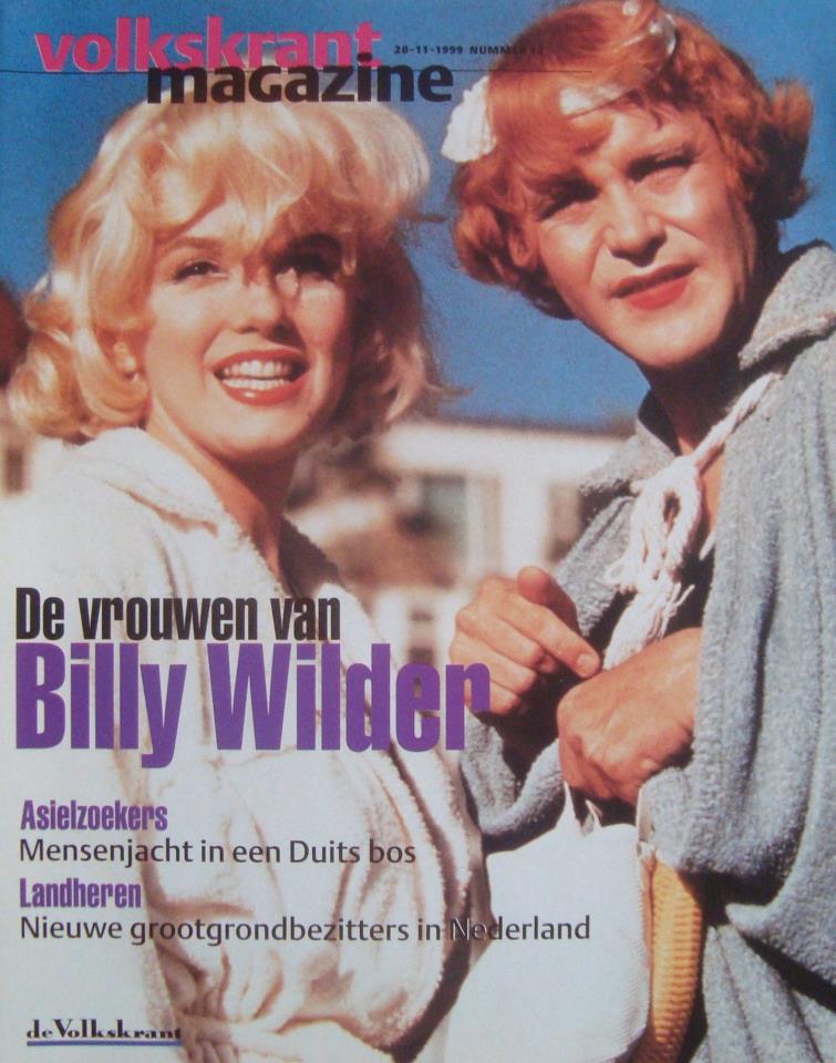 VOLKSKRANT MAGAZINE magazine side cover 12 November 1999