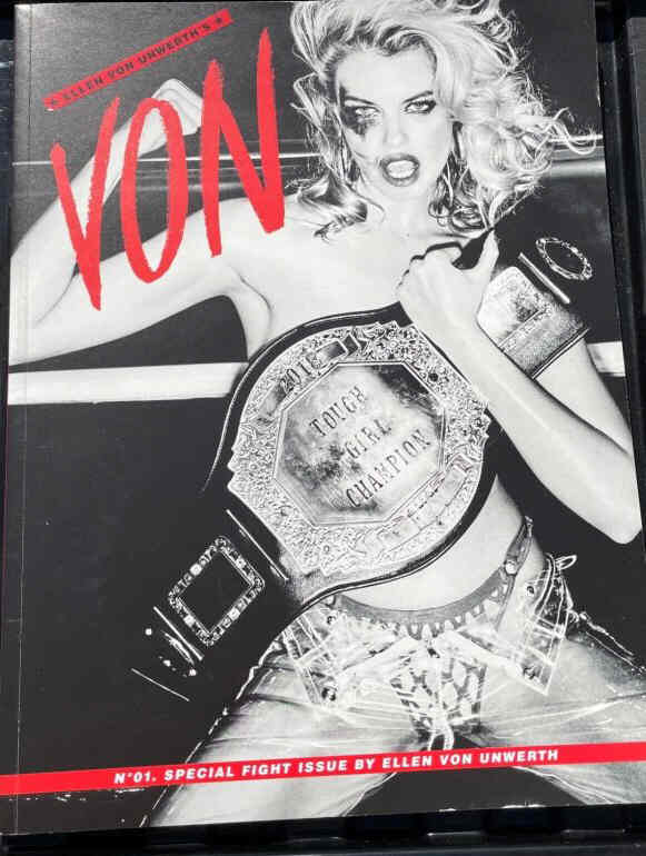 ELLEN VON UNWERTHS VON magazine side cover Issue 1   2022