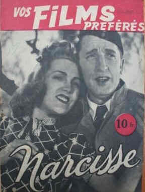VOS FILMS PREFERES magazine side cover Issue 13 22 April 1945