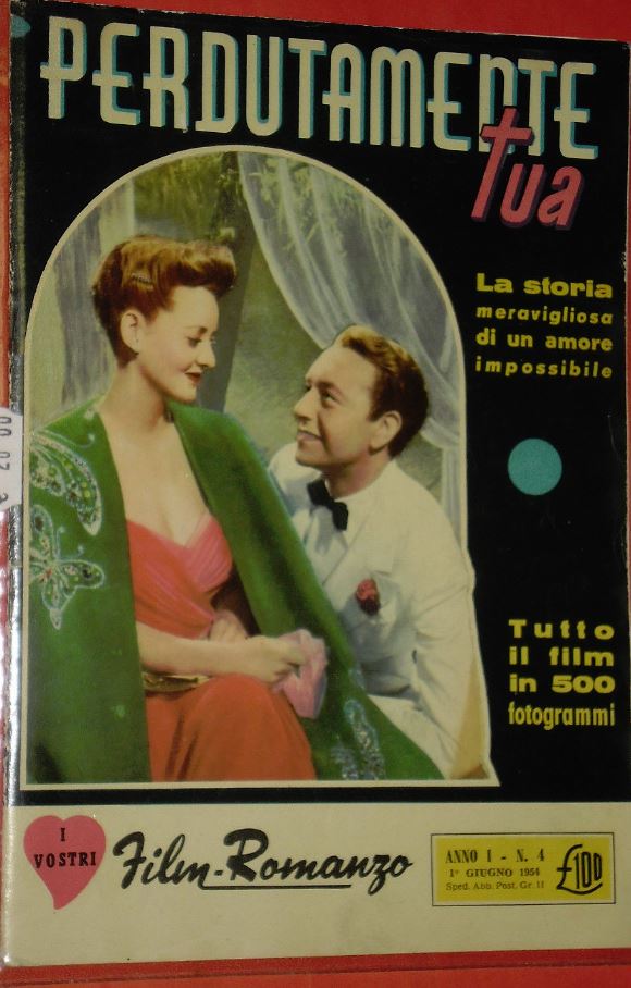 I VOSTRI FILM-ROMANZO magazine side cover Issue 4 1 June 1954