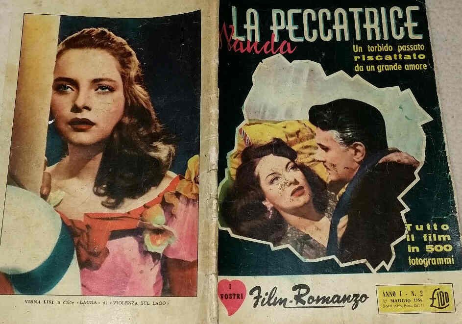 I VOSTRI FILM-ROMANZO magazine side cover Issue 2 1 May 1954