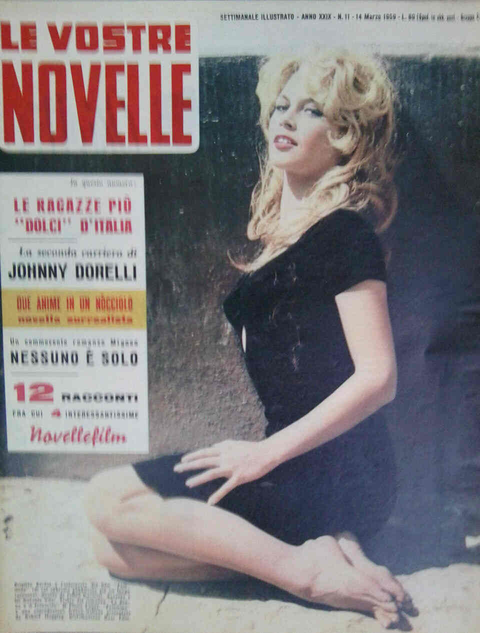 VOSTRE NOVELLE | LE magazine side cover Issue 11 14 March 1959