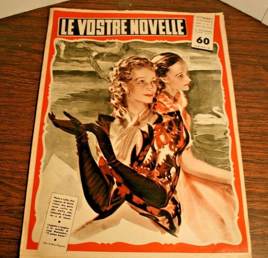 VOSTRE NOVELLE | LE magazine side cover 3 December 1938